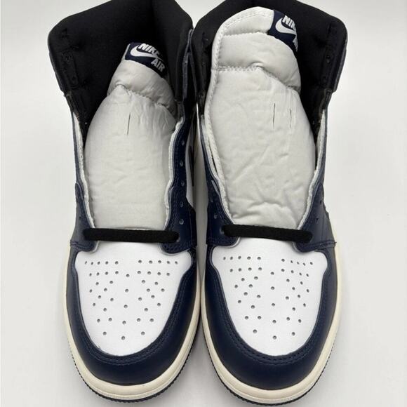 Nike Men’s Air Jordan 1 Retro OG High Size 11.5 Midnight Navy |DZ5485-401| - Picture 2 of 4